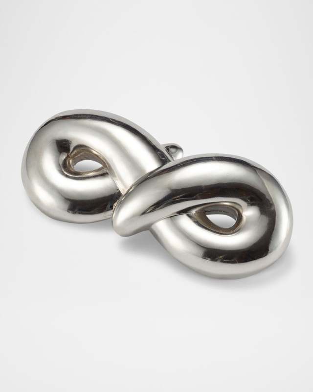 Glossy Mega Loop French Barrette